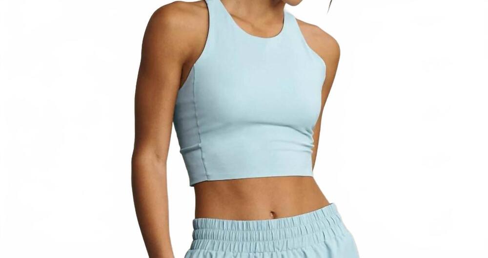 NEW RHONE revive longline bra in pool blue